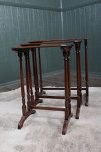 Load image into Gallery viewer, English Mahogany Nest of Tables c.1900