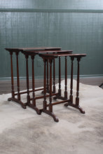 Load image into Gallery viewer, English Mahogany Nest of Tables c.1900