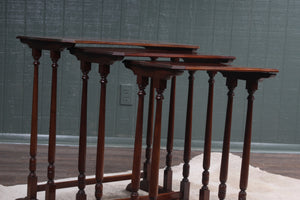 English Mahogany Nest of Tables c.1900