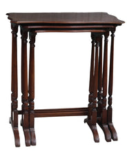 Load image into Gallery viewer, English Mahogany Nest of Tables c.1900