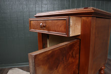 Load image into Gallery viewer, French Fruitwood Marbletop Chevet c.1890