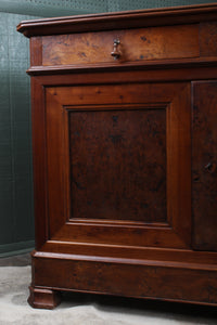 French Burl Walnut Cabinet c.1790