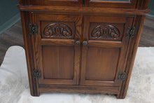 Load image into Gallery viewer, English Oak Corner Cabinet