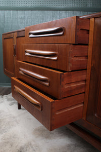 English Teak Credenza by GPlan "Fresco" c.1960