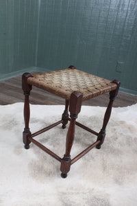 French Woven Stool