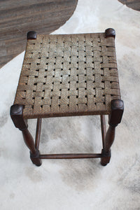 French Woven Stool