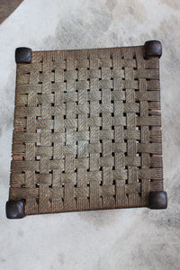 French Woven Stool