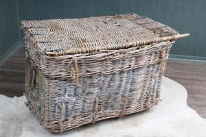 English Wool Mill Basket c.1920