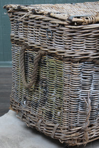 English Wool Mill Basket c.1920