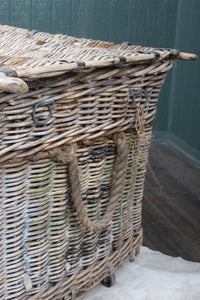 English Wool Mill Basket c.1920