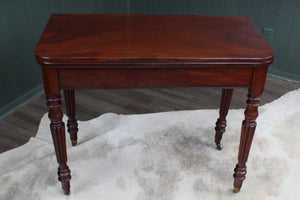 English Mahogany Tea Table c.1850