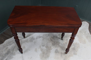 English Mahogany Tea Table c.1850