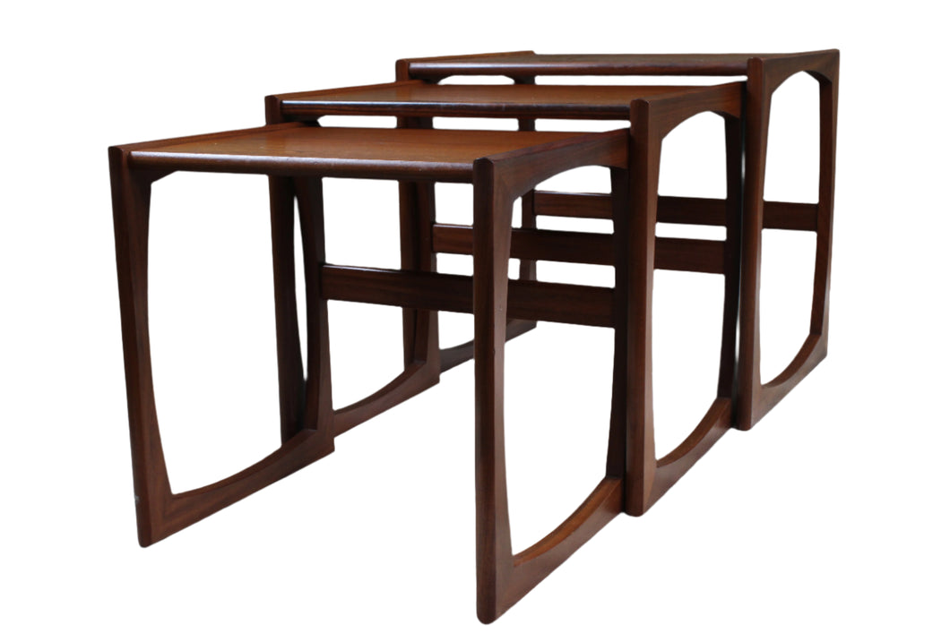 English Gplan Quadrille Nest of Tables c.1960