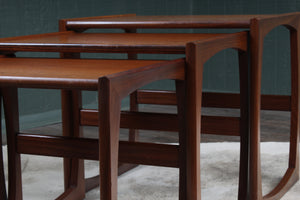 English Gplan Quadrille Nest of Tables c.1960