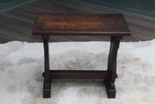 Load image into Gallery viewer, Primitive English Oak Stool c.1900