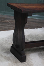 Load image into Gallery viewer, Primitive English Oak Stool c.1900