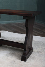 Load image into Gallery viewer, Primitive English Oak Stool c.1900