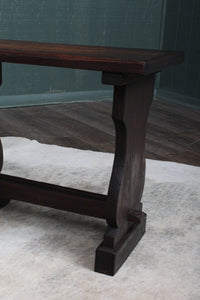 Primitive English Oak Stool c.1900