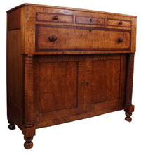 Load image into Gallery viewer, American Federal Birdseye Maple Chest c.1820