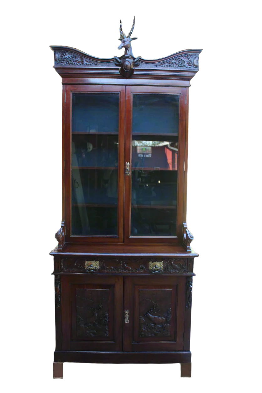 A Fabulous Scottish Mahogany Hunt Cabinet c.1880