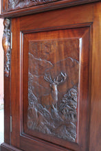 Load image into Gallery viewer, A Fabulous Scottish Mahogany Hunt Cabinet c.1880