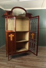 Load image into Gallery viewer, English Inlaid Arts and Crafts Cabinet c.1910