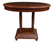 Load image into Gallery viewer, English Oak Marquetry Occasional Table c.1900