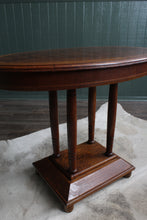 Load image into Gallery viewer, English Oak Marquetry Occasional Table c.1900