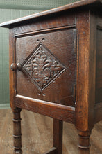 Load image into Gallery viewer, Petite English Oak Cabinet