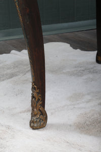 French Rosewood and Brass Ormolu Center Desk c.1900