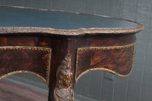 Load image into Gallery viewer, French Rosewood and Brass Ormolu Center Desk c.1900