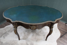 Load image into Gallery viewer, French Rosewood and Brass Ormolu Center Desk c.1900