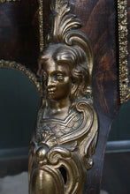 Load image into Gallery viewer, French Rosewood and Brass Ormolu Center Desk c.1900