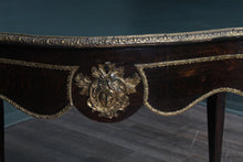 Load image into Gallery viewer, French Rosewood and Brass Ormolu Center Desk c.1900