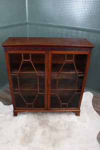 English Mahogany Bookcase c.1900