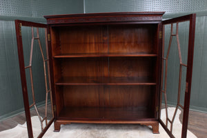 English Mahogany Bookcase c.1900