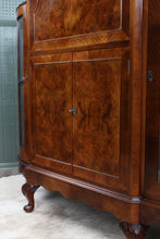 Load image into Gallery viewer, English Burl Walnut Cocktail Cabinet c.1930