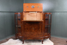 Load image into Gallery viewer, English Burl Walnut Cocktail Cabinet c.1930