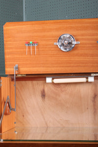 English Burl Walnut Cocktail Cabinet c.1930