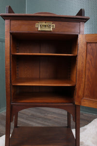 English Arts and Crafts Oak Cabinet c.1910