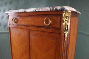 French Walnut Inlaid Escritoire c.1900