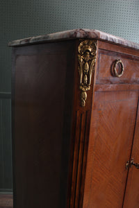 French Walnut Inlaid Escritoire c.1900