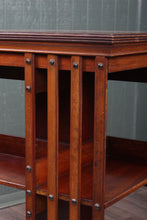 Load image into Gallery viewer, Mahogany English Revolving Bookcase c.1900