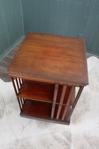 Mahogany English Revolving Bookcase c.1900