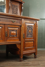 Load image into Gallery viewer, English Pollard Oak Sideboard c.1880