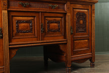 Load image into Gallery viewer, English Pollard Oak Sideboard c.1880