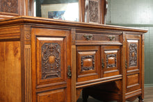 Load image into Gallery viewer, English Pollard Oak Sideboard c.1880