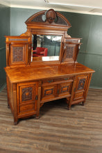 Load image into Gallery viewer, English Pollard Oak Sideboard c.1880