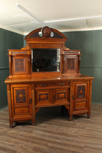 Load image into Gallery viewer, English Pollard Oak Sideboard c.1880