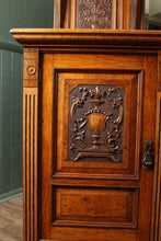 Load image into Gallery viewer, English Pollard Oak Sideboard c.1880
